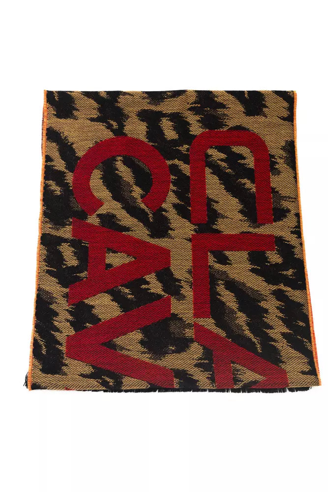 Cavalli Class Brown Scarf for Men