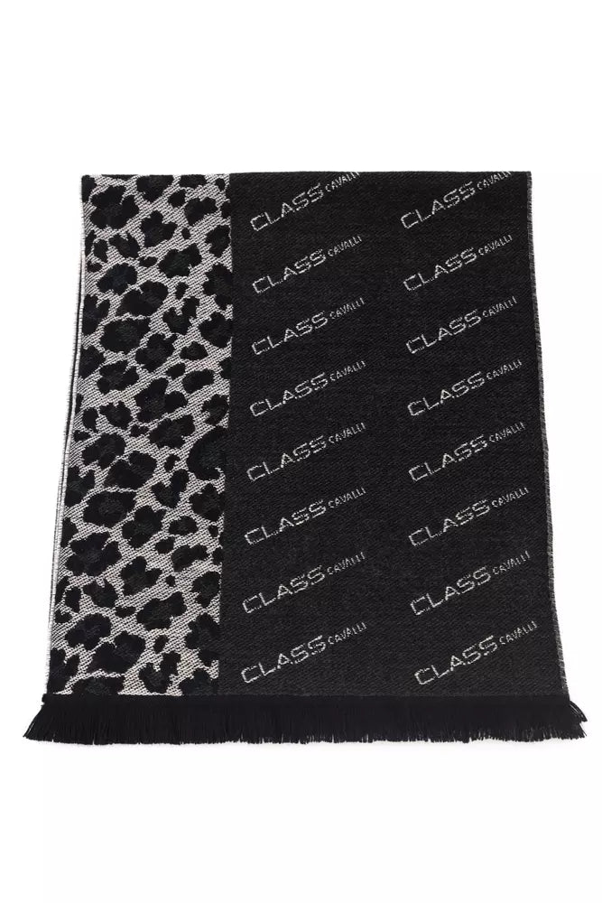 Cavalli Class Black Scarf for Men