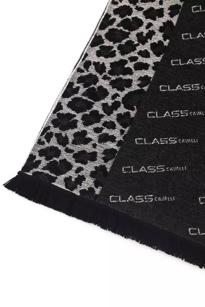 Cavalli Class Black Scarf for Men alternate view