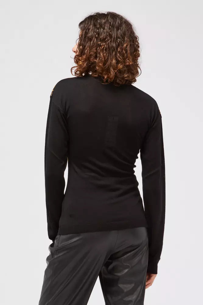Custo Barcelona Black Sweatshirt for Women detail view
