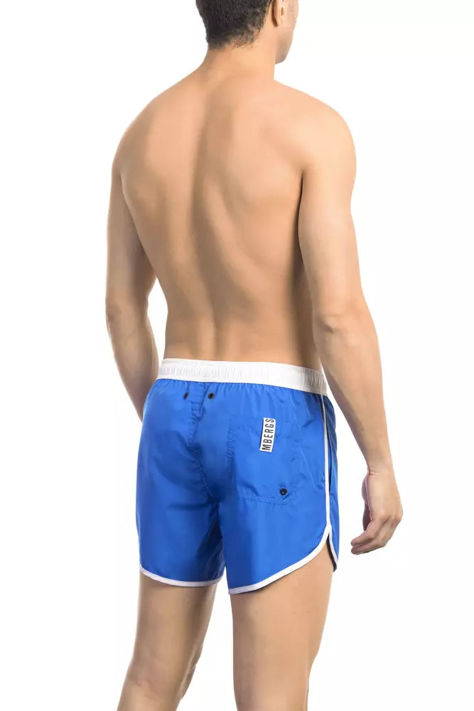 Bikkembergs Blue Swim Shorts for Men alternate view