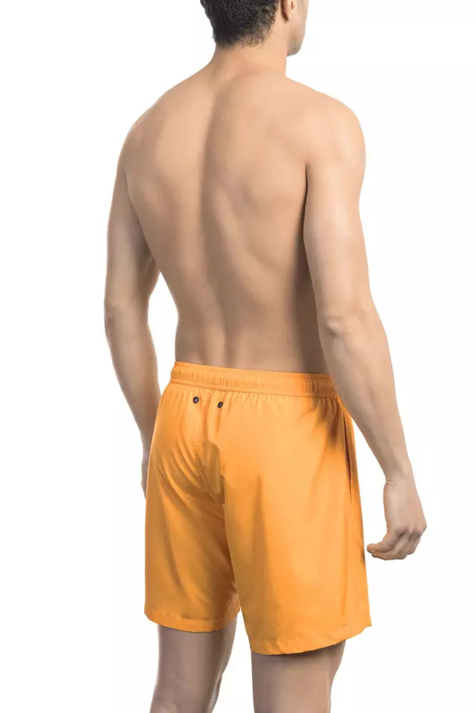 Bikkembergs Orange Swim Shorts for Men alternate view