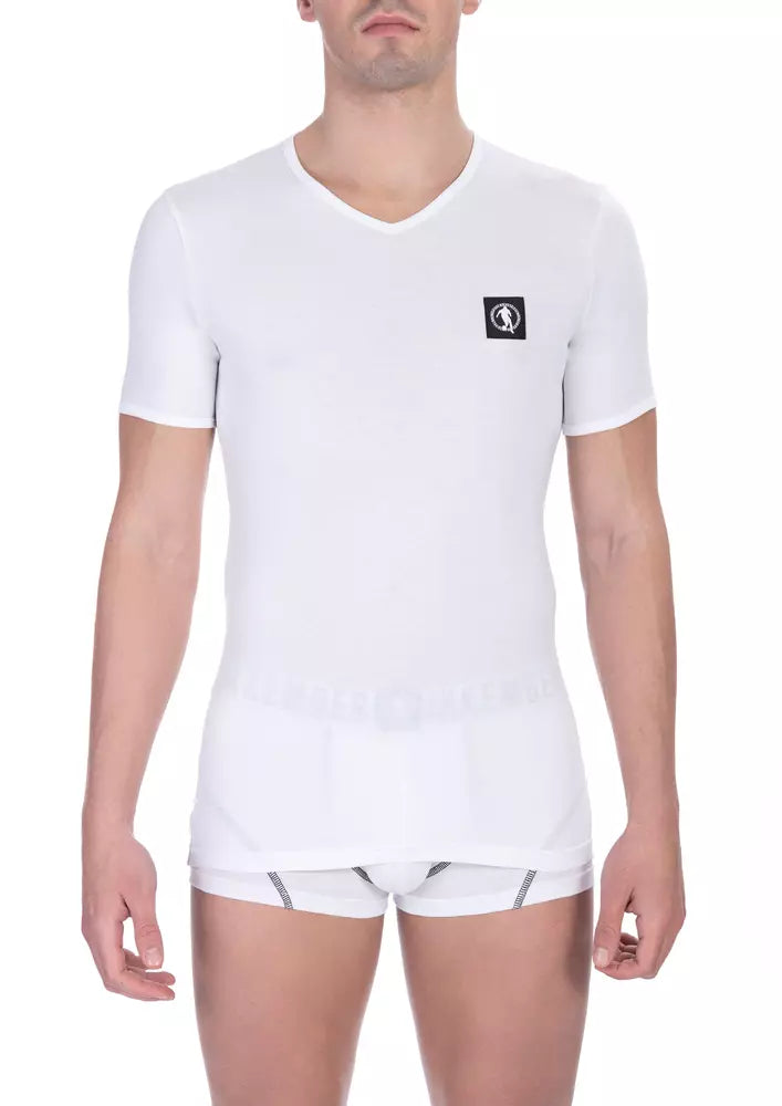 Bikkembergs White T-Shirt for Men