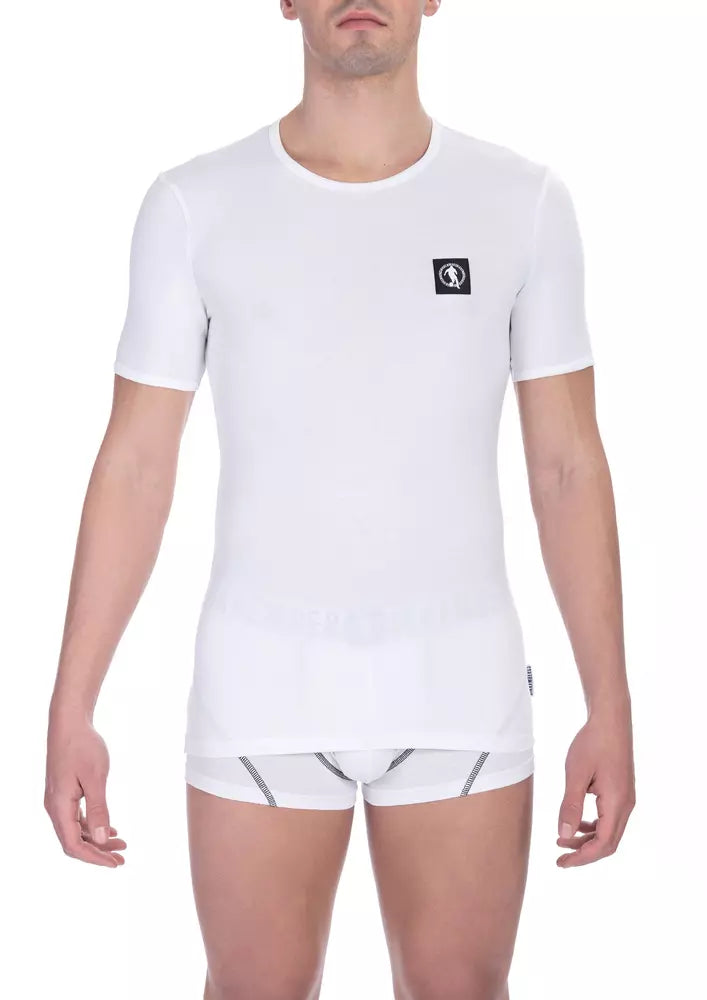 Bikkembergs White T-Shirt for Men