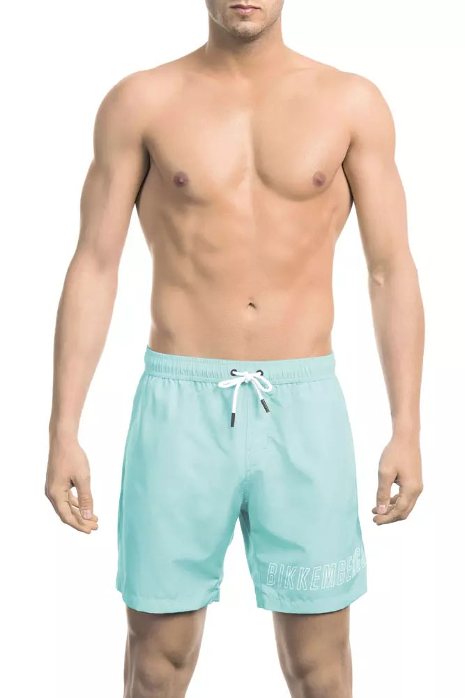 Bikkembergs Blue Swim Shorts for Men