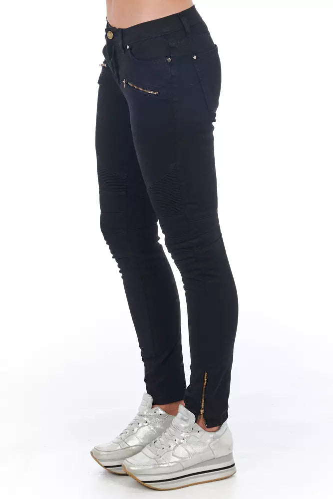 Frankie Morello Black Skinny Jeans for Women alternate view