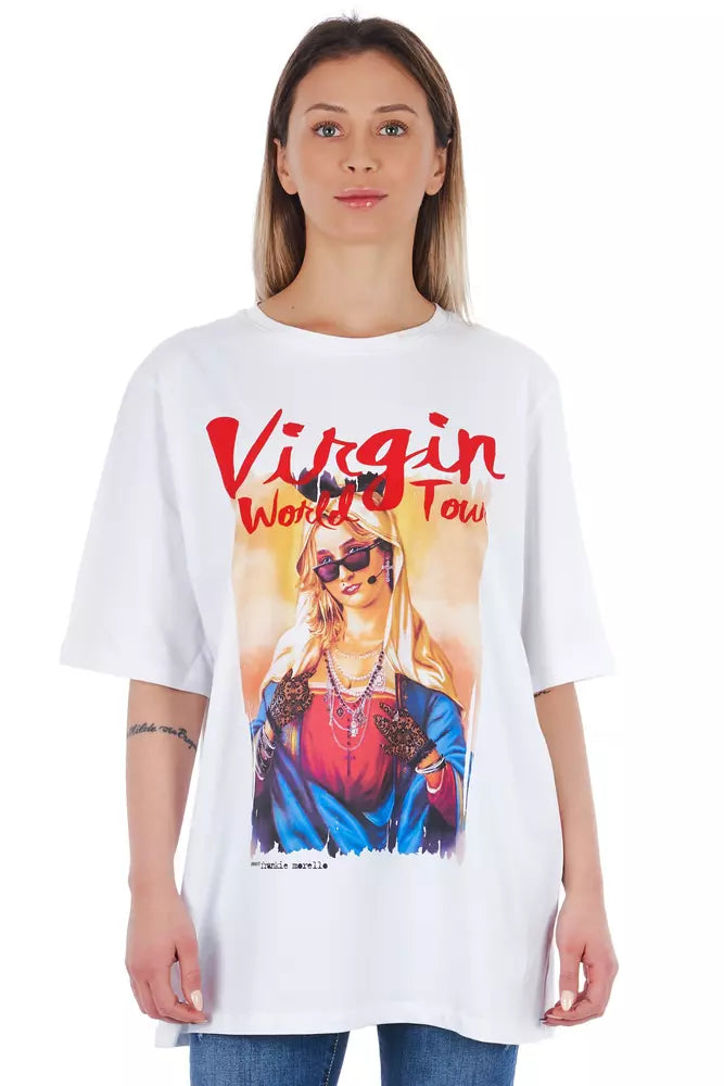 Frankie Morello White T-Shirt for Women additional view
