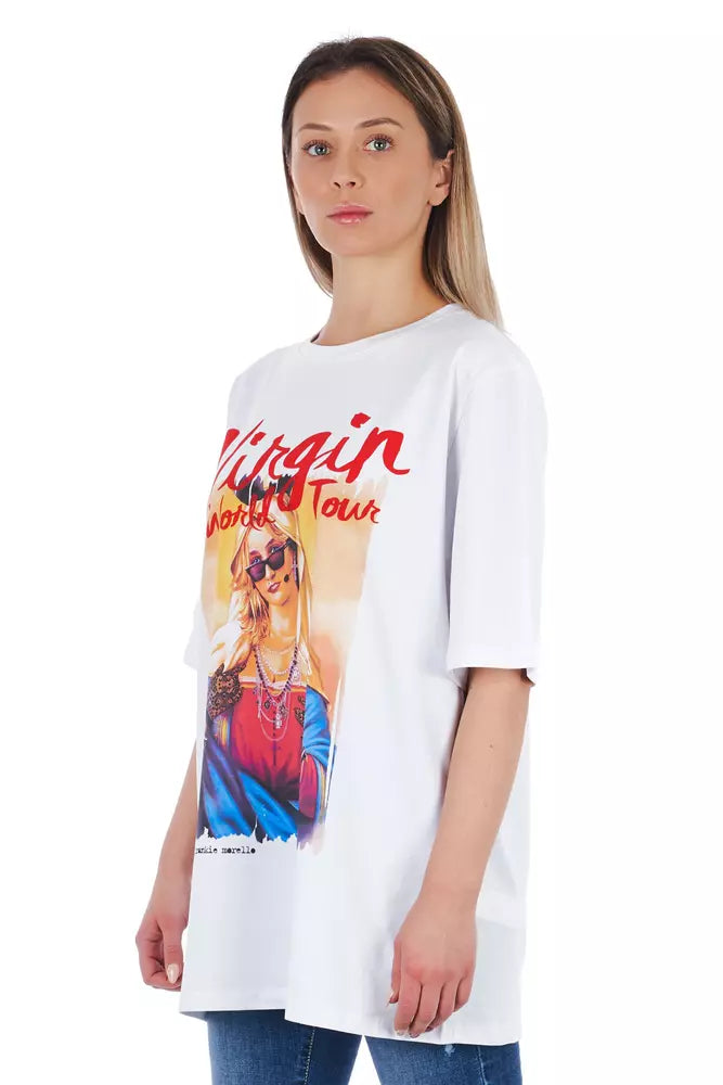 Frankie Morello White T-Shirt for Women additional view