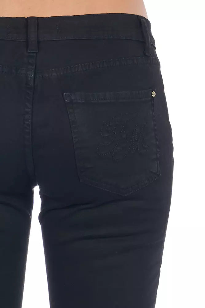 Frankie Morello Black Skinny Jeans for Women additional view