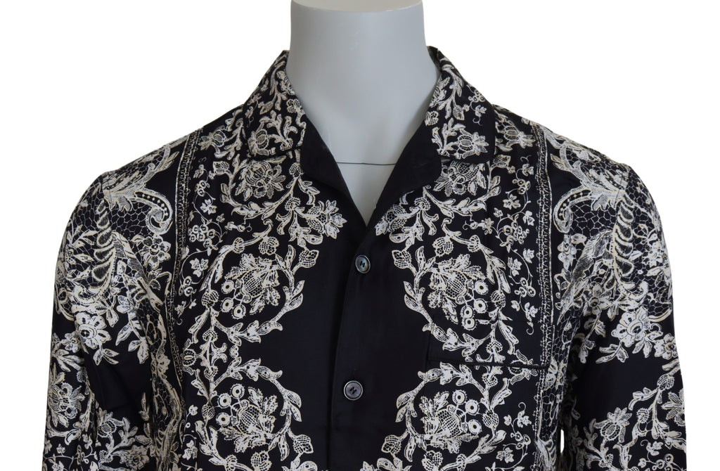 Dolce & Gabbana Blue Shirt for Men side view