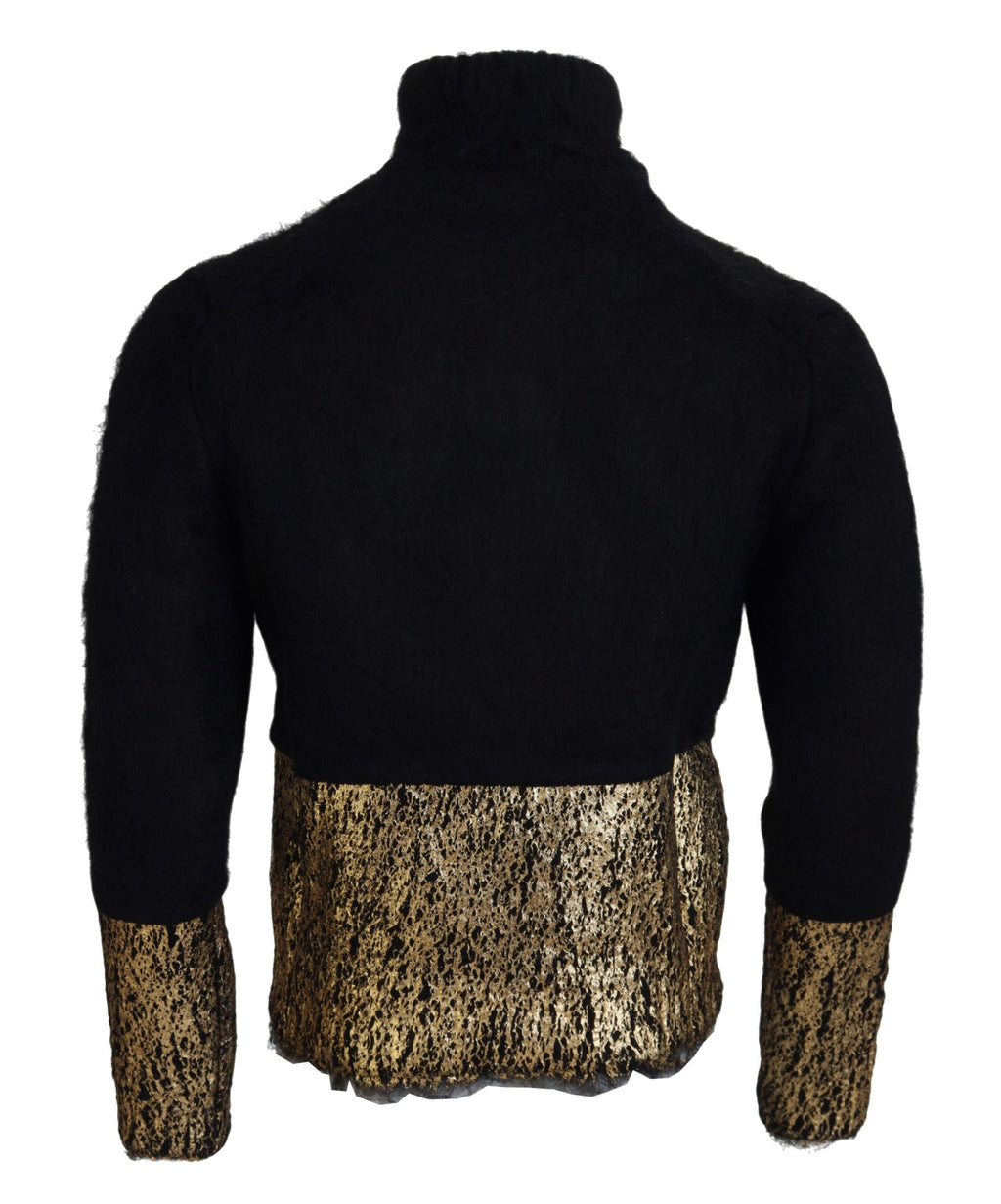 Dolce & Gabbana Black Turtleneck for Men detail view