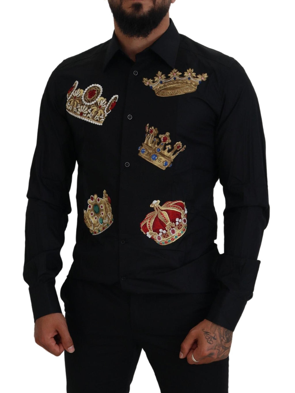 Dolce & Gabbana Black Dress Shirt for Men additional view