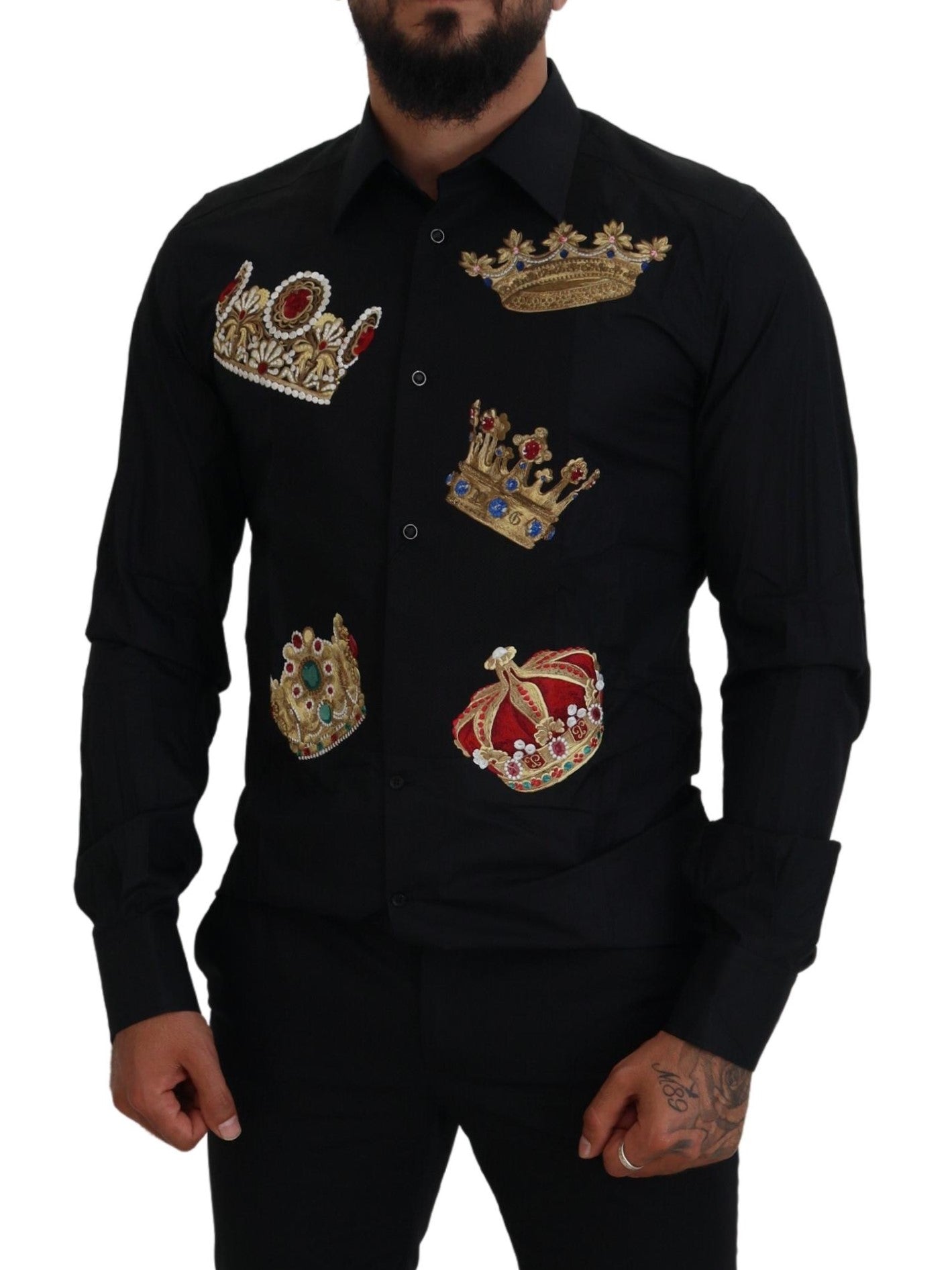Dolce & Gabbana Black Dress Shirt for Men additional view