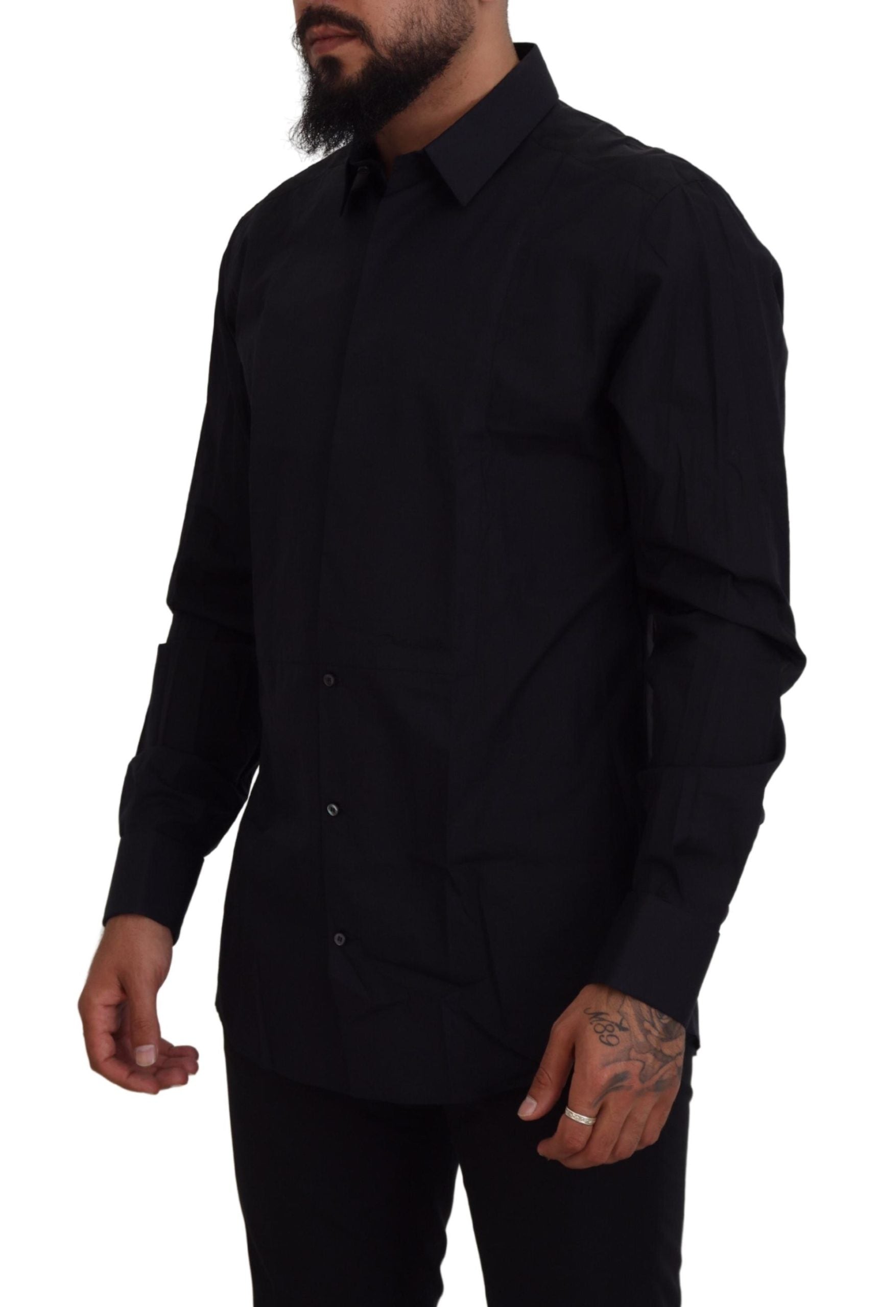 Dolce & Gabbana Black Dress Shirt for Men alternate view