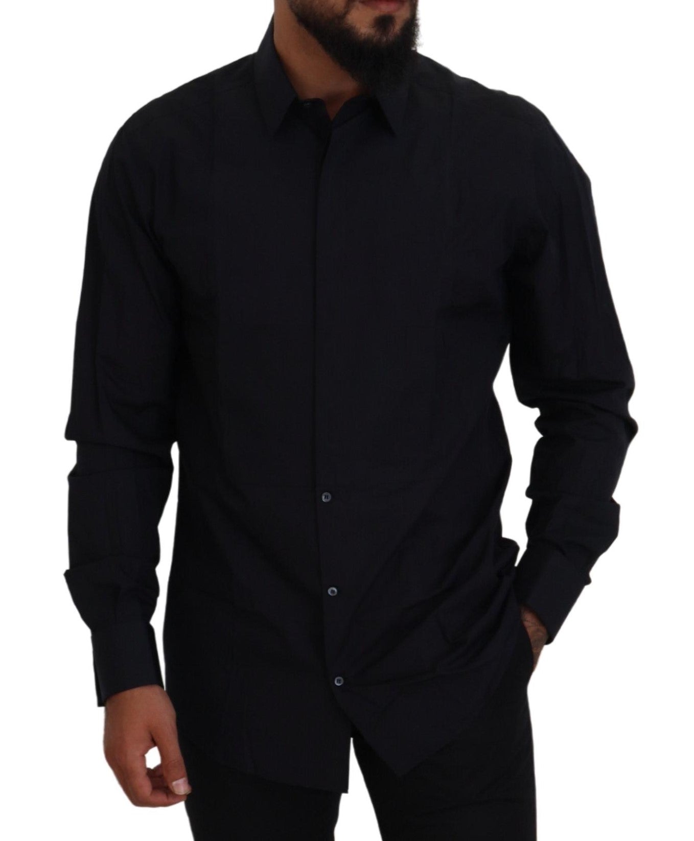 Dolce & Gabbana Black Dress Shirt for Men additional view