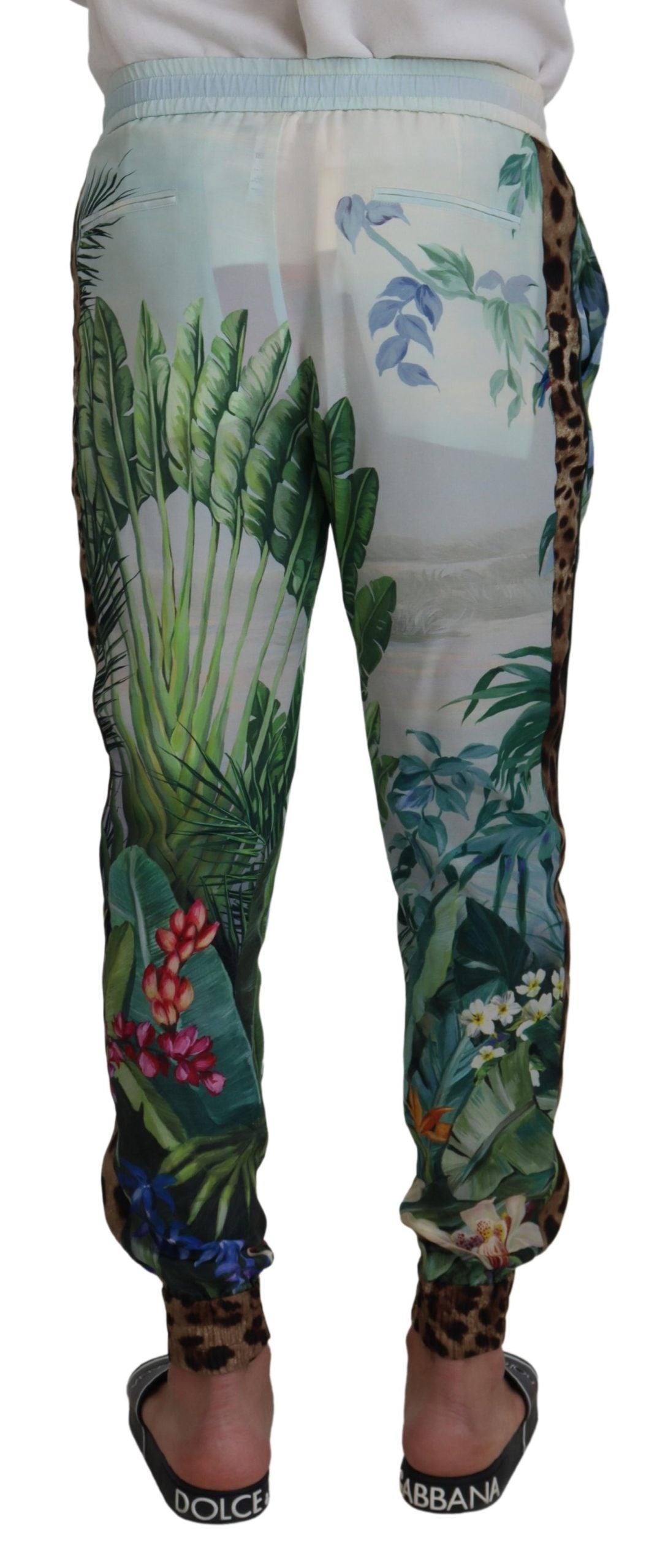 Dolce & Gabbana Multicolor Athletic Pants for Men detail view