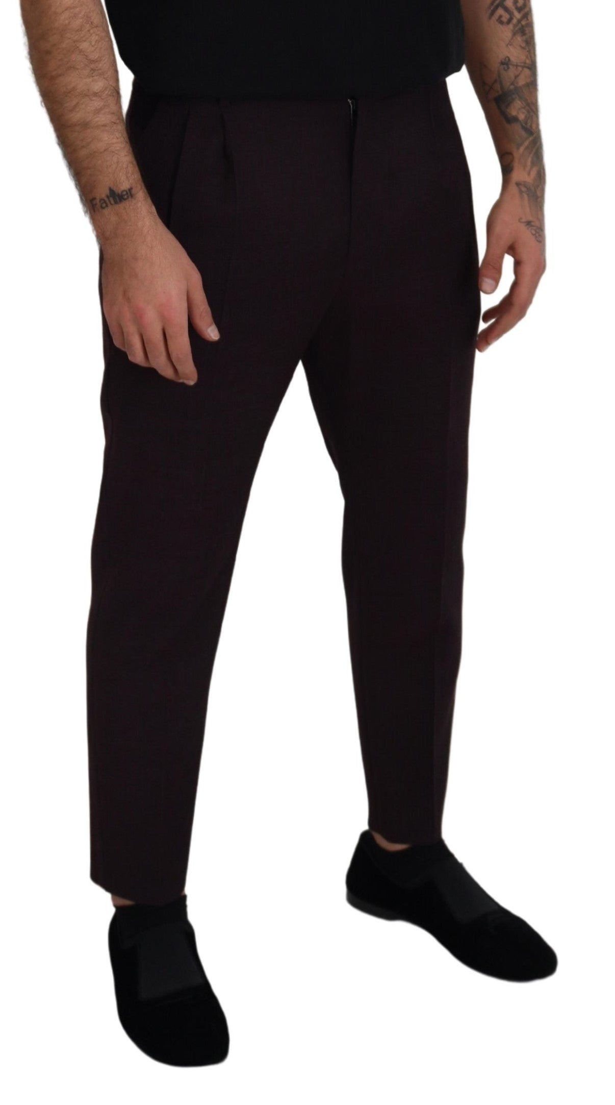 Dolce & Gabbana Brown Chino Pants for Men detail view