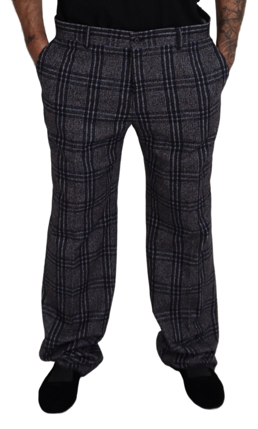 Dolce & Gabbana Grey Casual Pants for Men side view