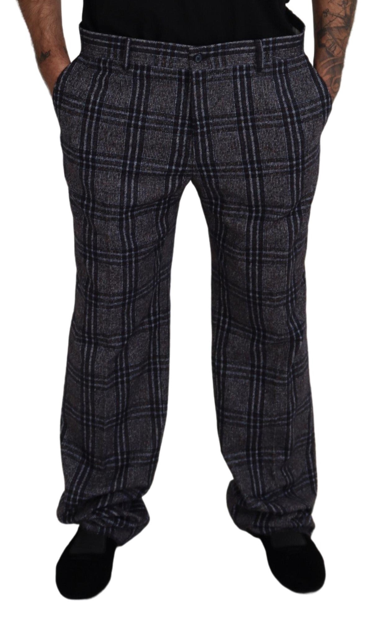 Dolce & Gabbana Grey Casual Pants for Men side view