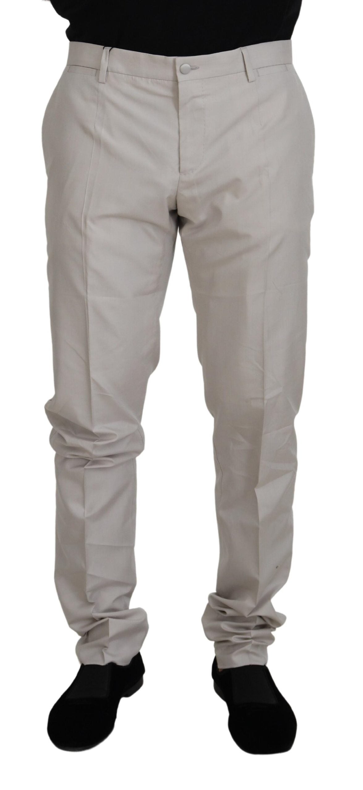 Dolce & Gabbana White Chino Pants for Men