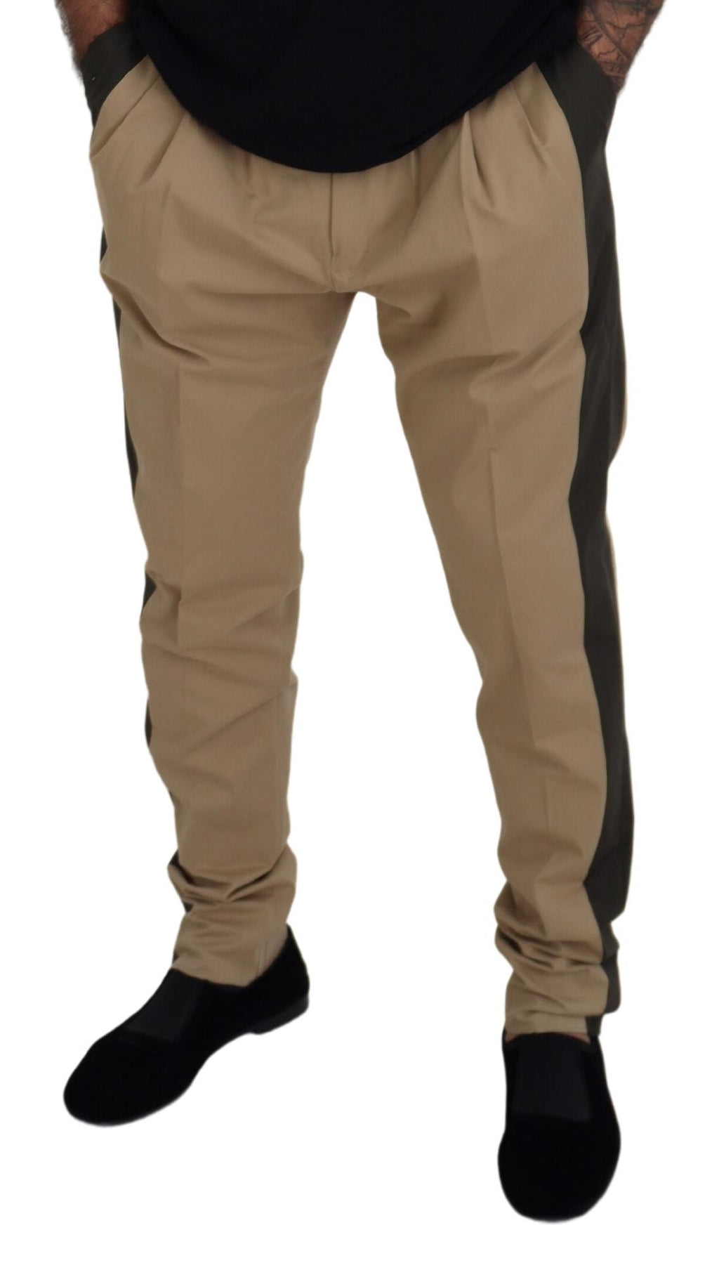 Dolce & Gabbana Brown Chino Pants for Men side view