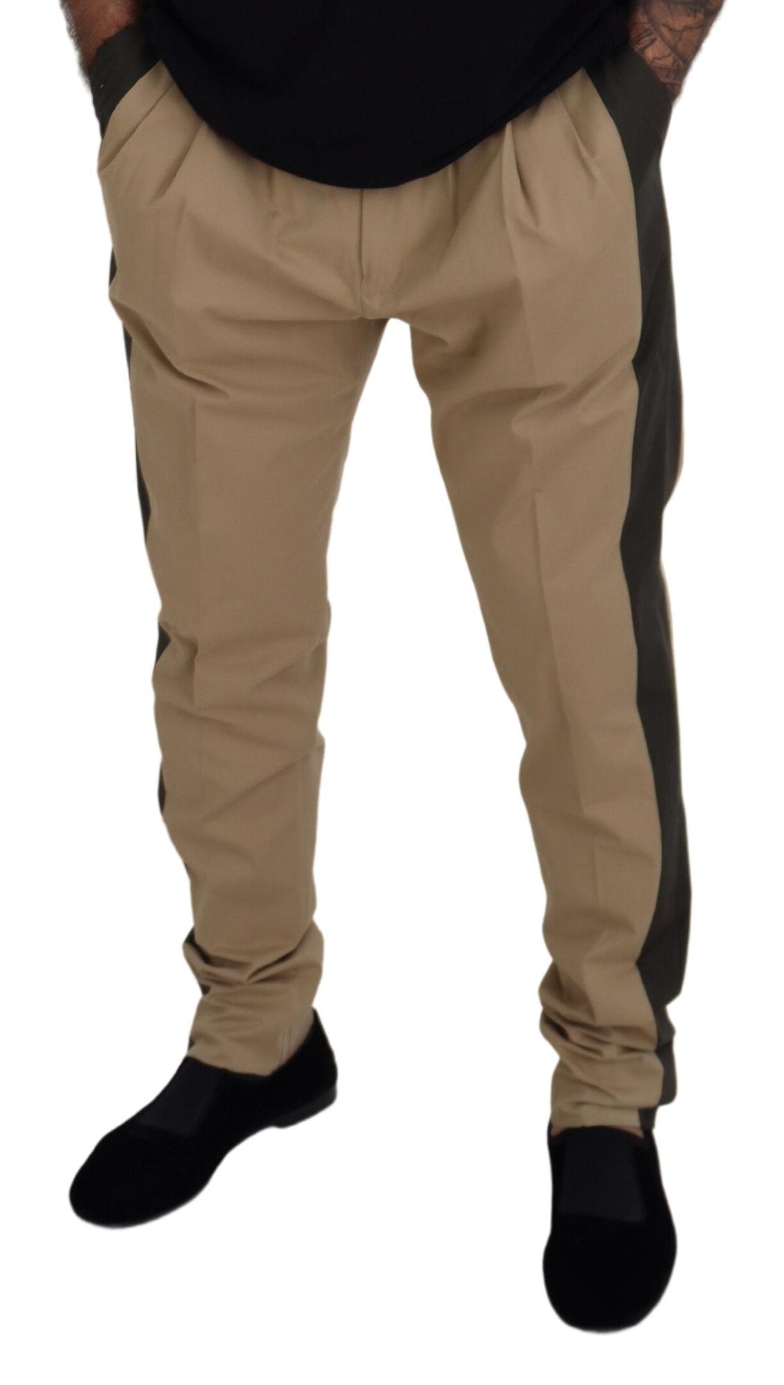 Dolce & Gabbana Brown Chino Pants for Men side view
