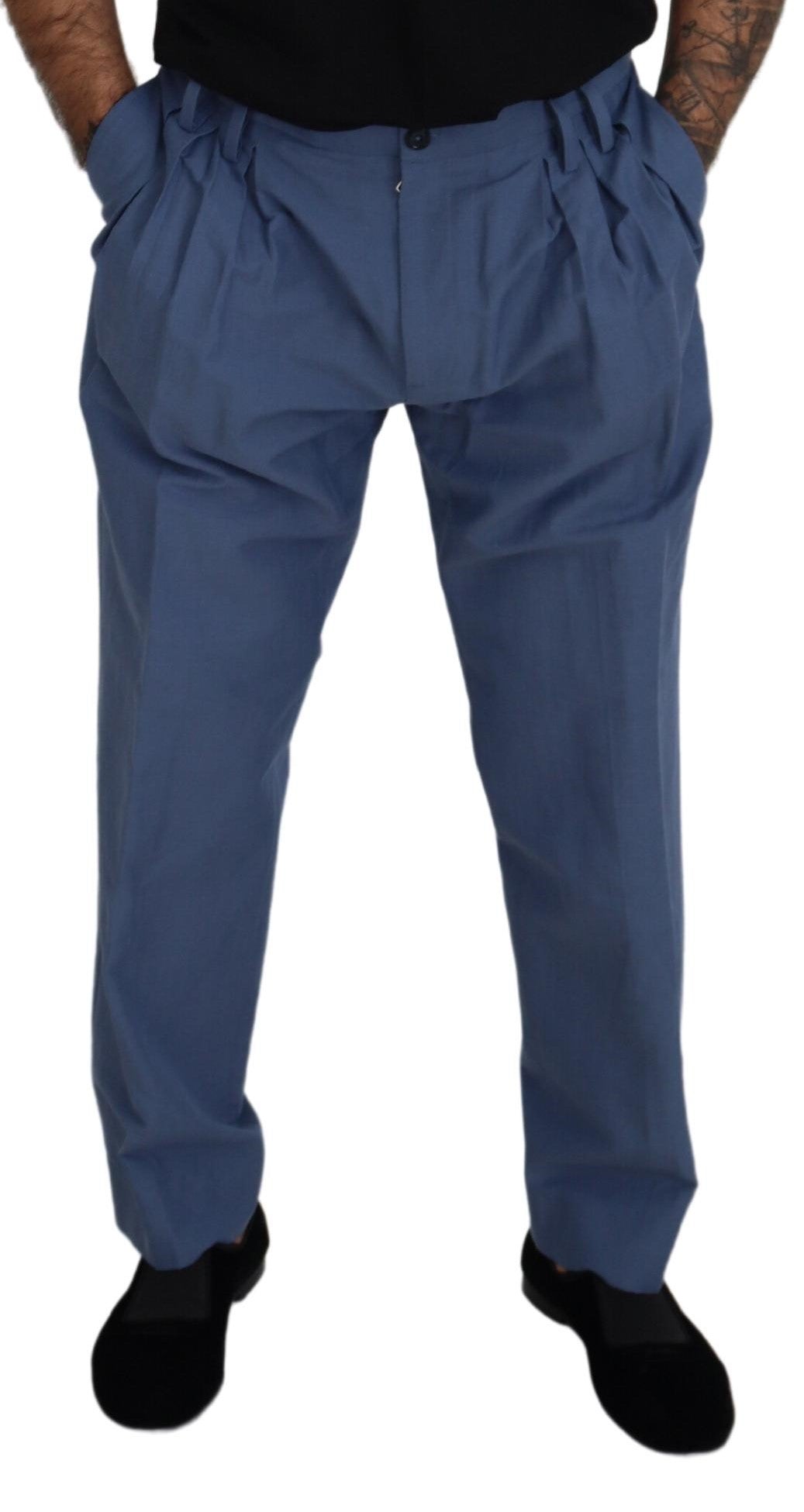 Dolce & Gabbana Blue Chino Pants for Men side view