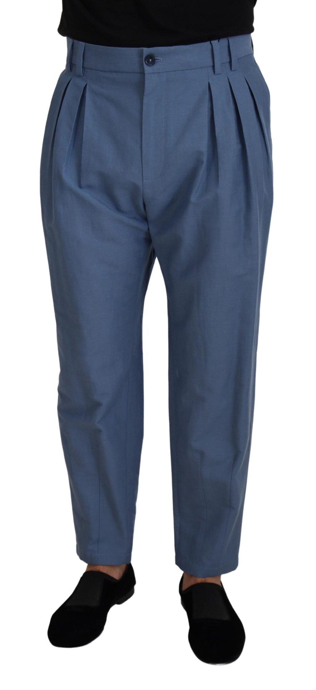 Dolce & Gabbana Blue Chino Pants for Men