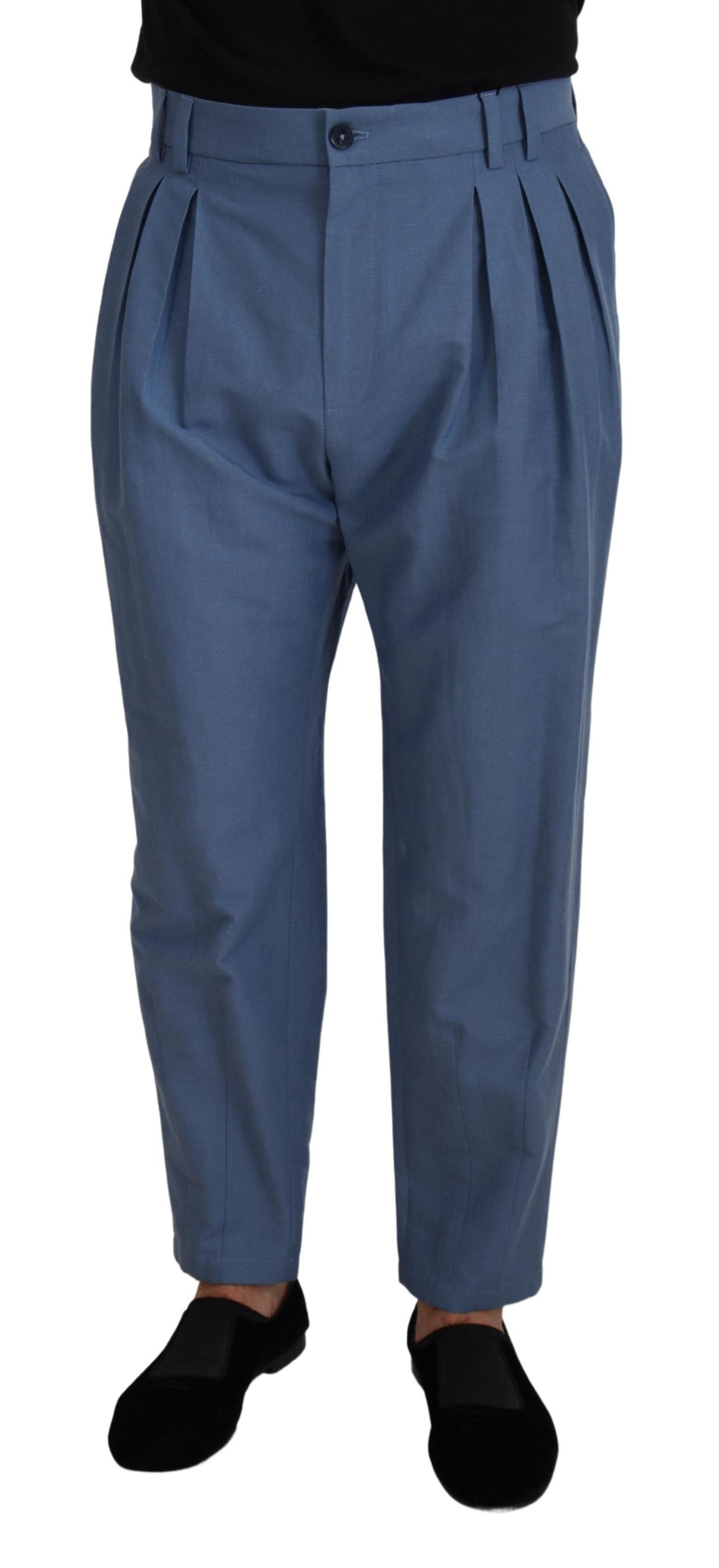 Dolce & Gabbana Blue Chino Pants for Men