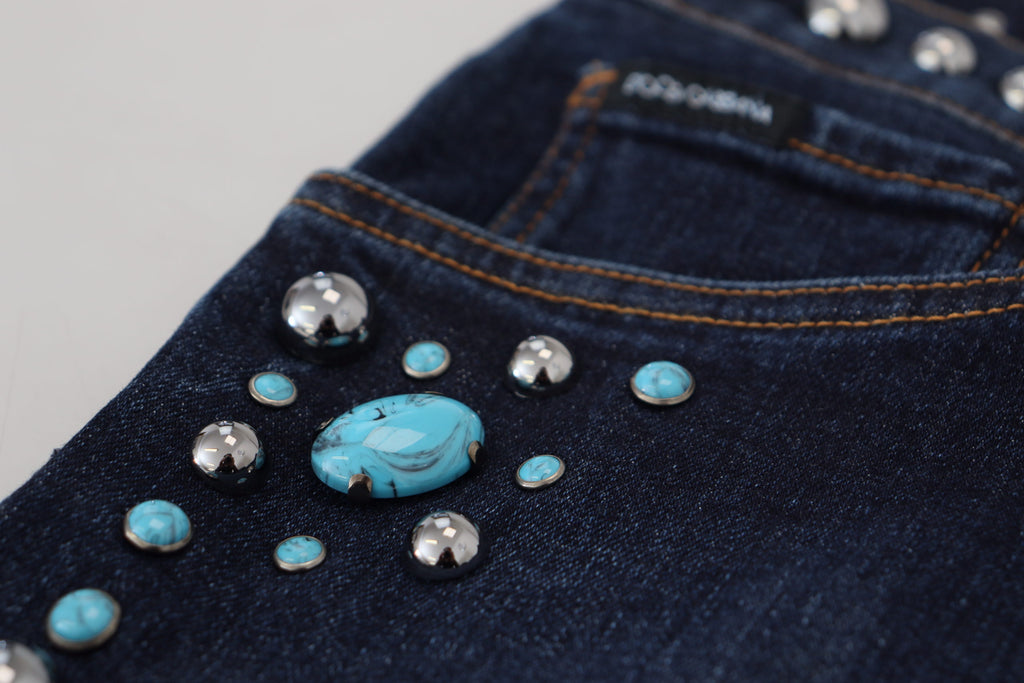 Dolce & Gabbana Blue Skinny Jeans for Men additional view