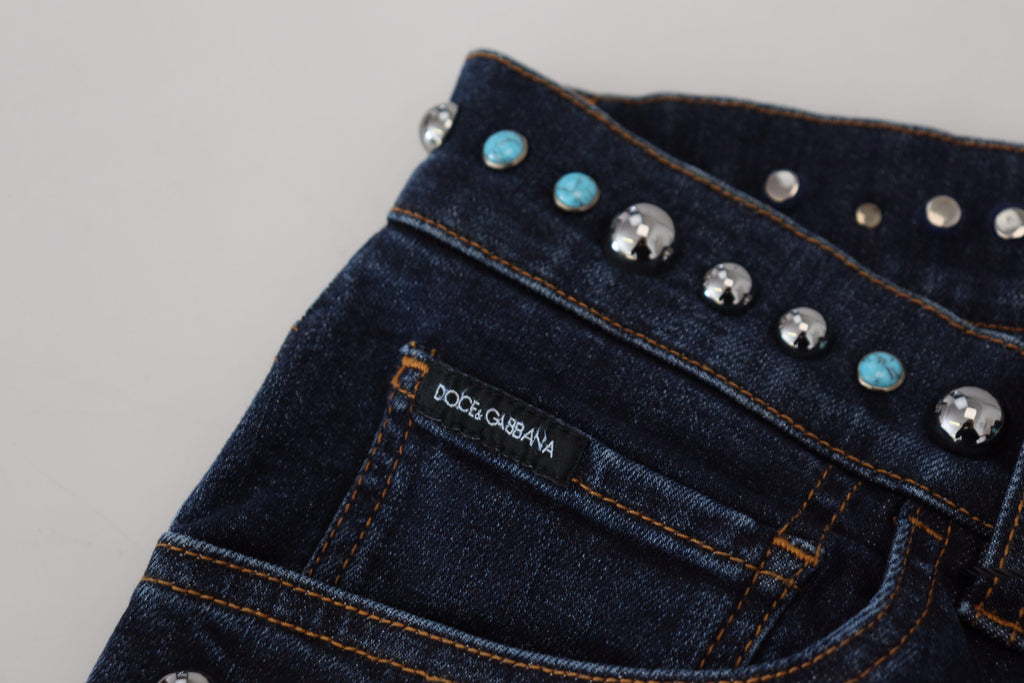 Dolce & Gabbana Blue Skinny Jeans for Men additional view