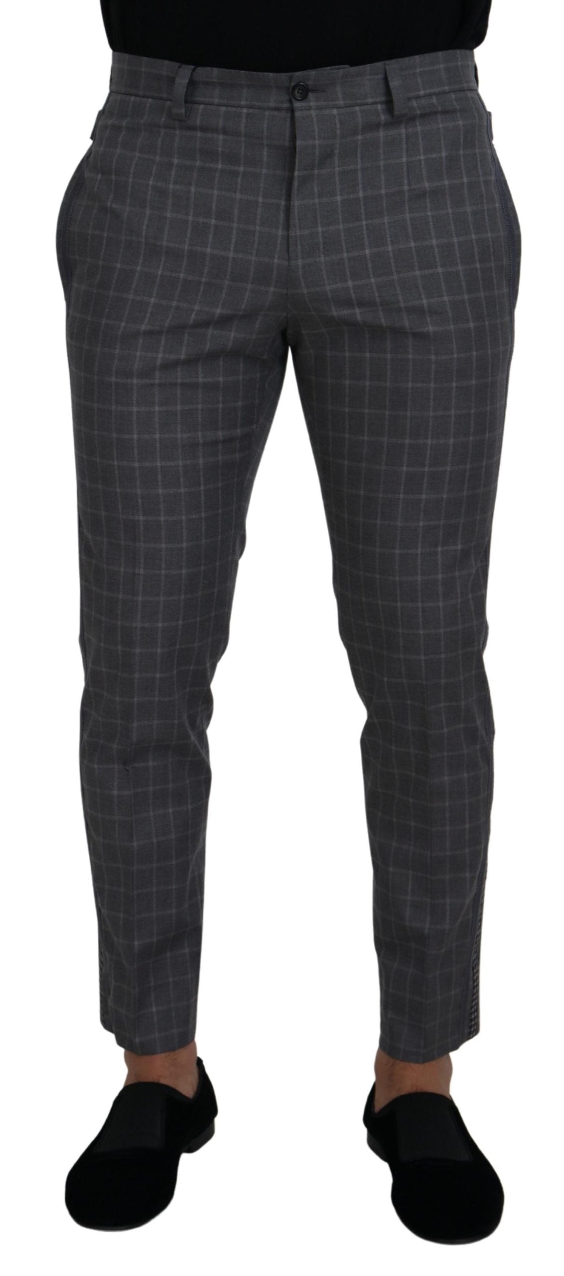 Dolce & Gabbana Grey Chino Pants for Men