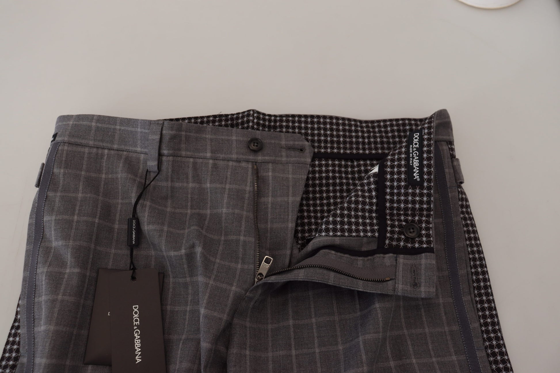 Dolce & Gabbana Grey Chino Pants for Men additional view
