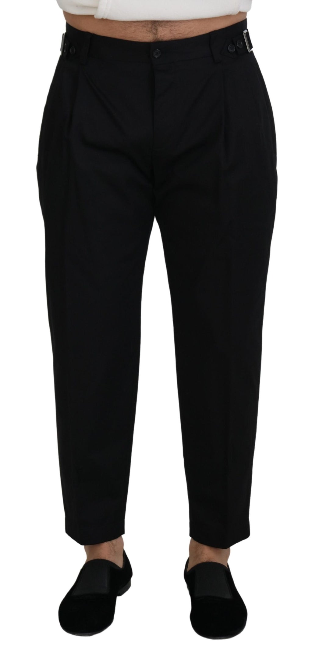 Dolce & Gabbana Black Chino Pants for Men