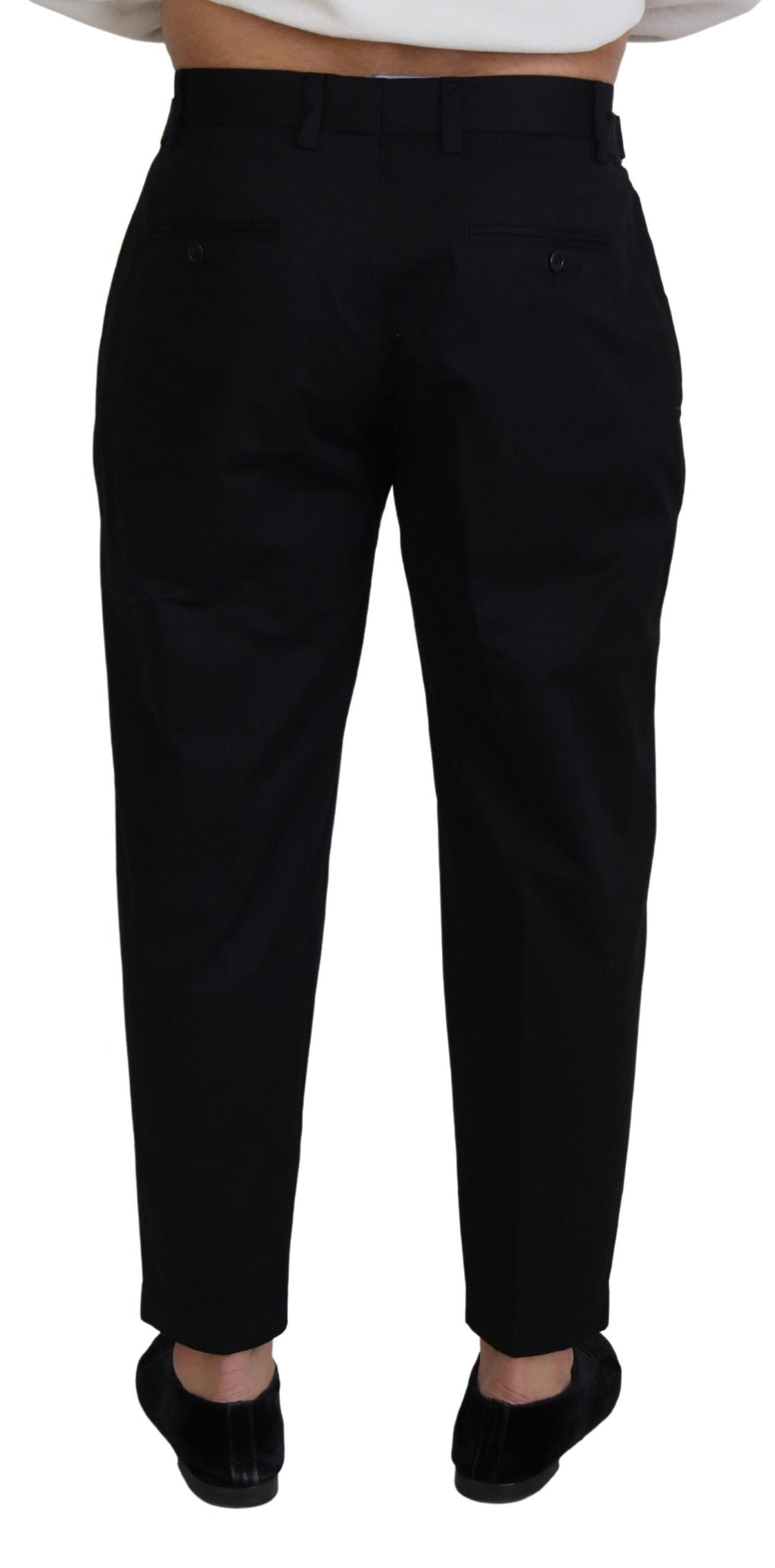 Dolce & Gabbana Black Chino Pants for Men detail view