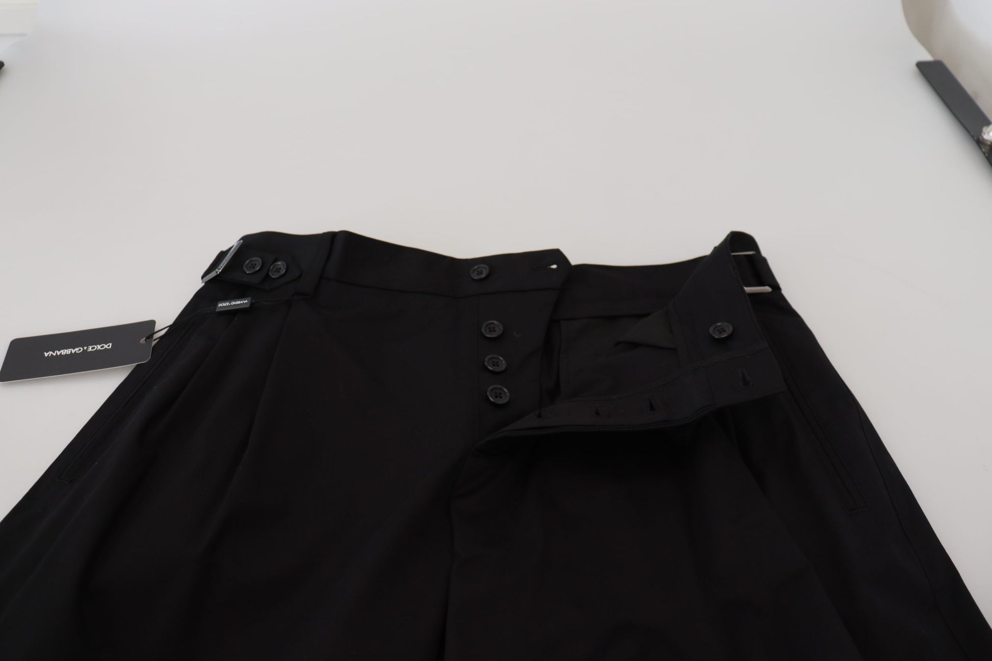 Dolce & Gabbana Black Chino Pants for Men side view