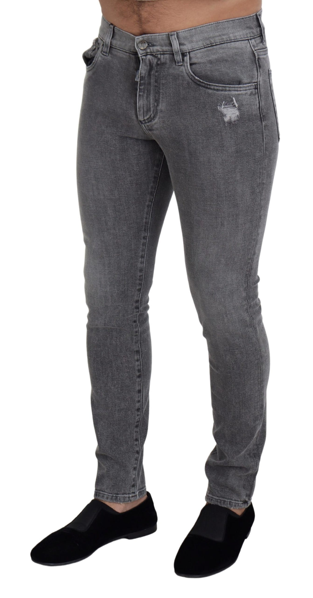 Dolce & Gabbana Grey Skinny Jeans for Men alternate view