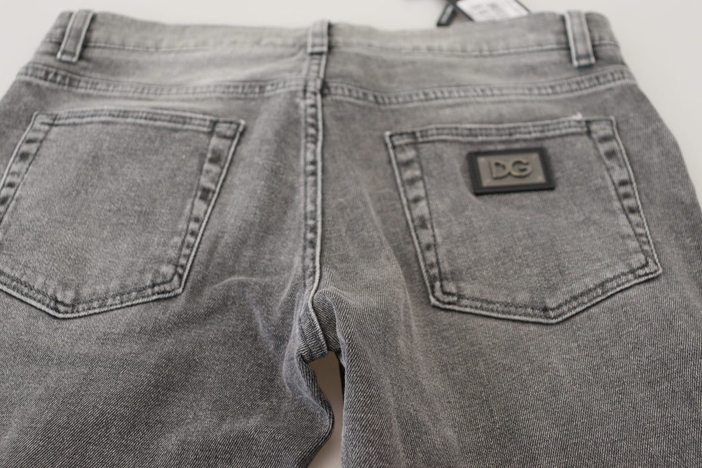 Dolce & Gabbana Grey Skinny Jeans for Men additional view