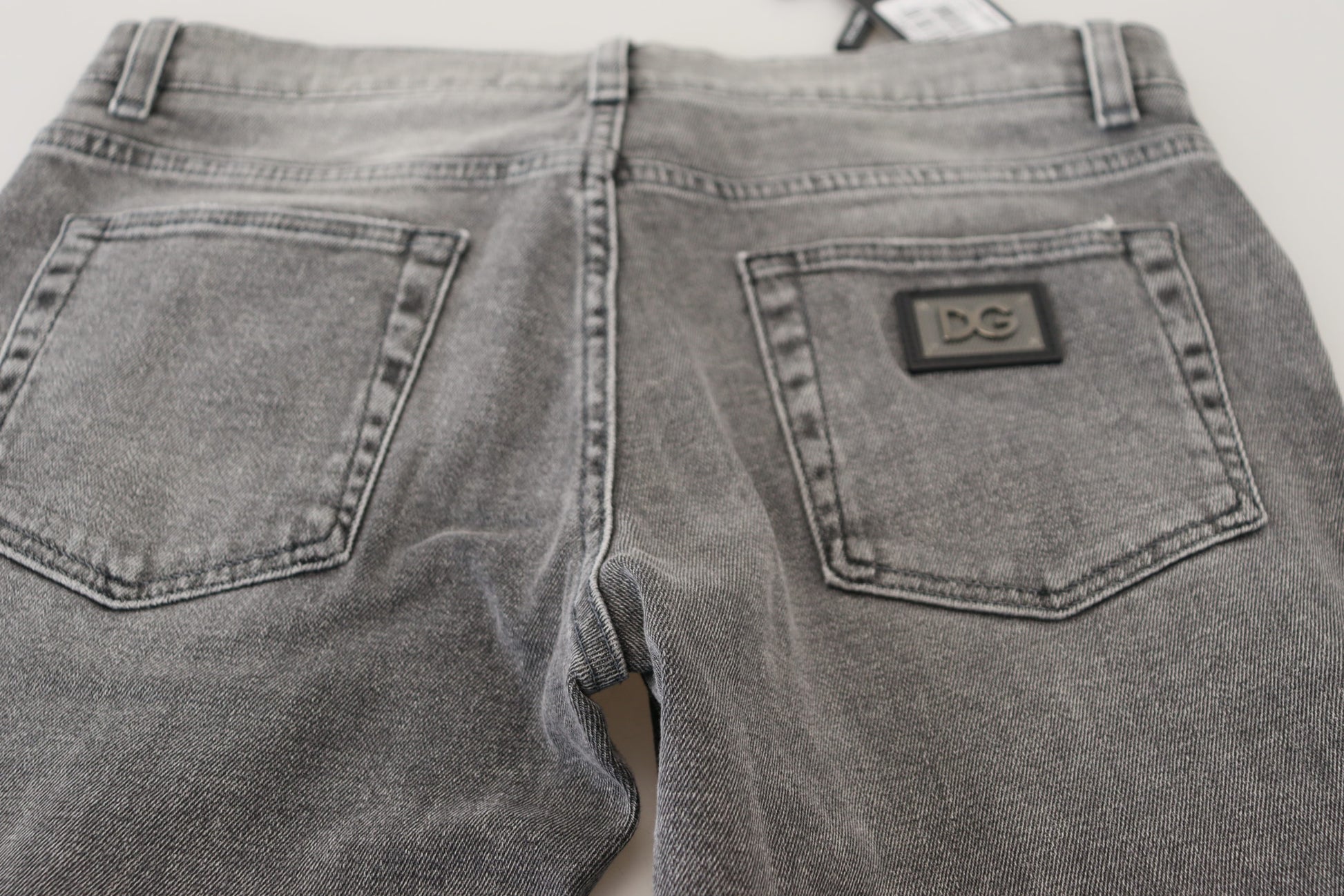 Dolce & Gabbana Grey Skinny Jeans for Men additional view
