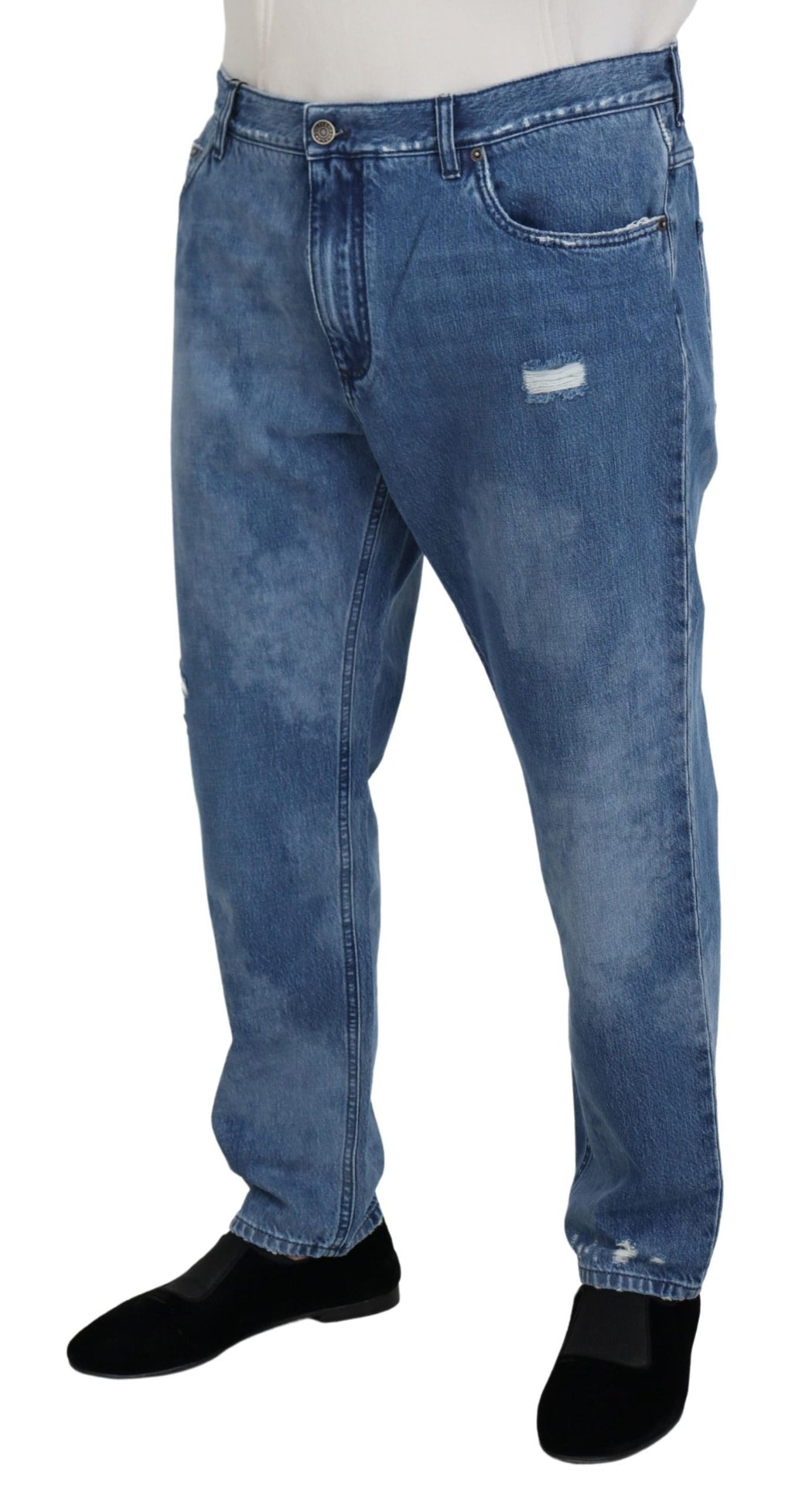 Dolce & Gabbana Blue Tapered Jeans for Men alternate view