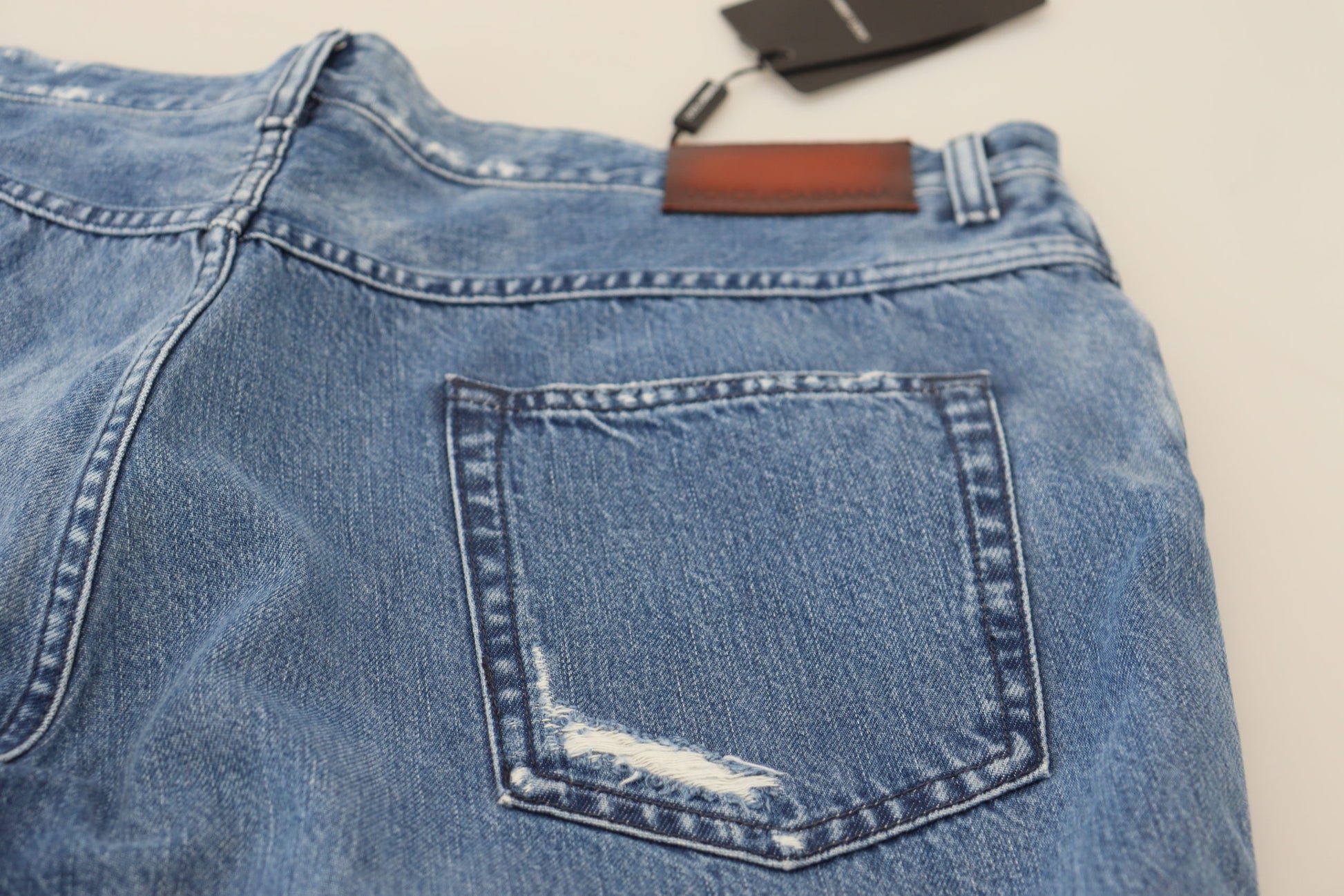 Dolce & Gabbana Blue Tapered Jeans for Men additional view