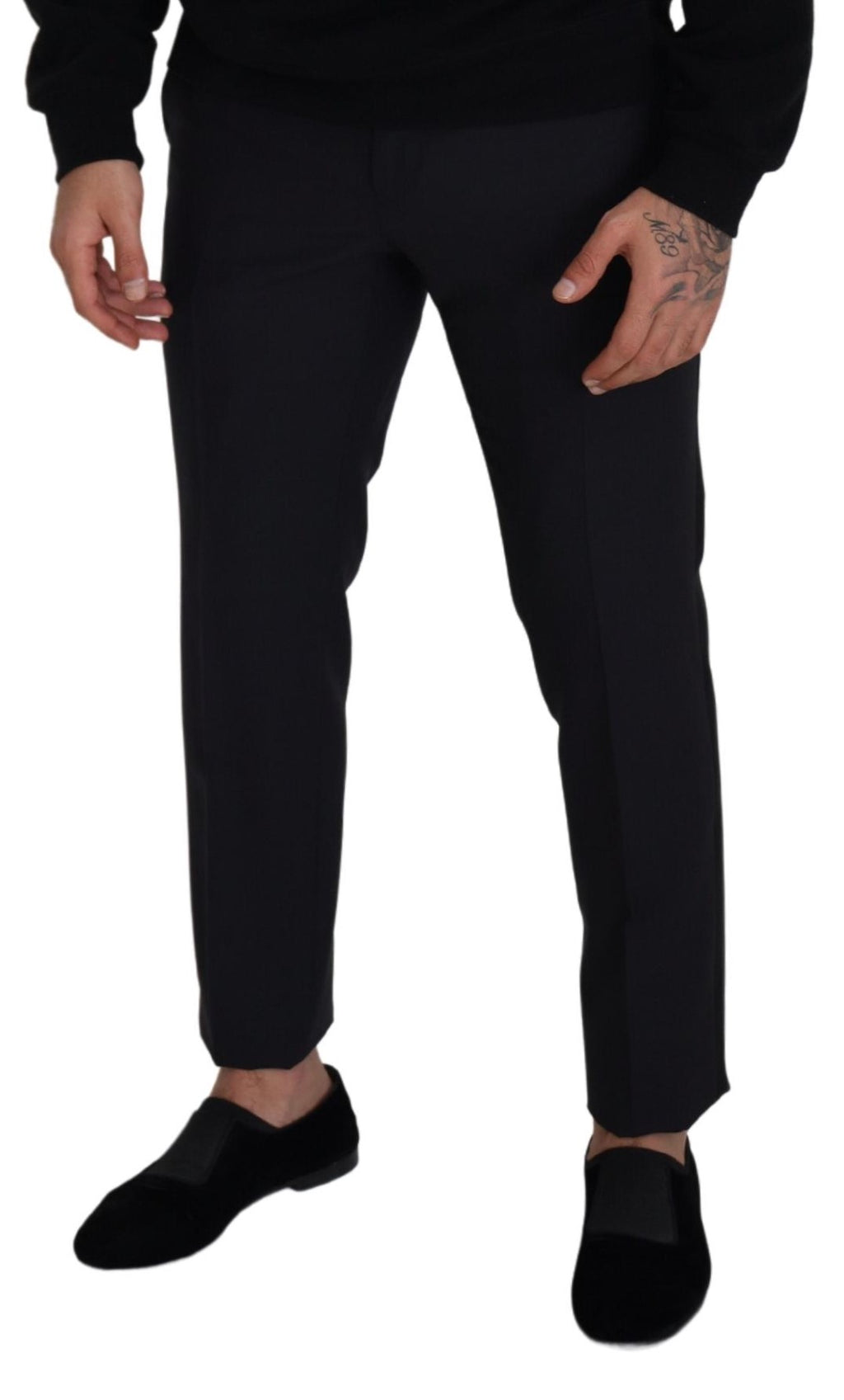 Dolce & Gabbana Black Dress Pants for Men side view