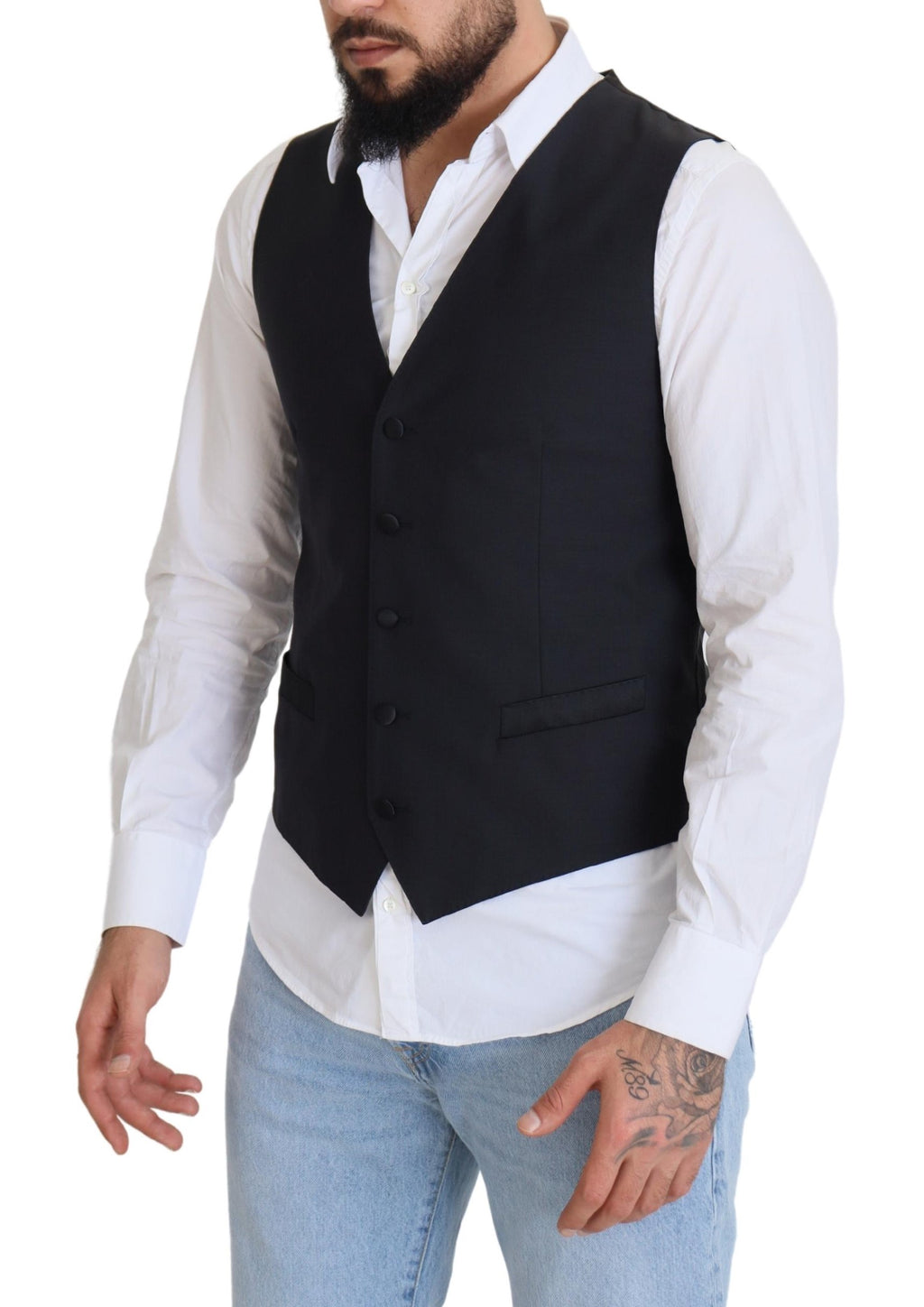 Dolce & Gabbana Black Waistcoats for Men alternate view