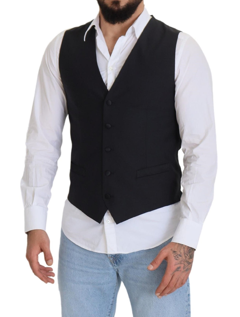 Dolce & Gabbana Black Waistcoats for Men additional view