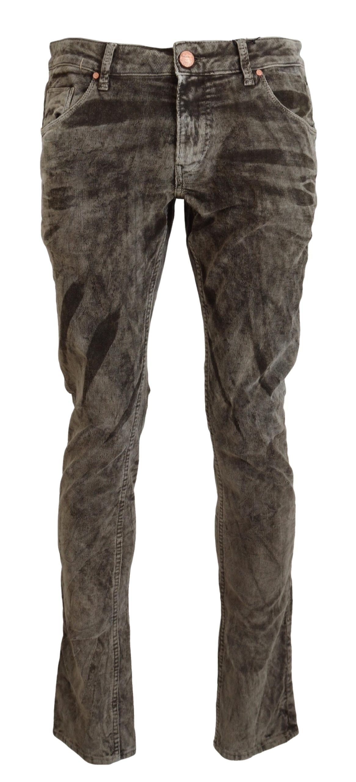 Acht Grey Slim Fit Jeans for Men