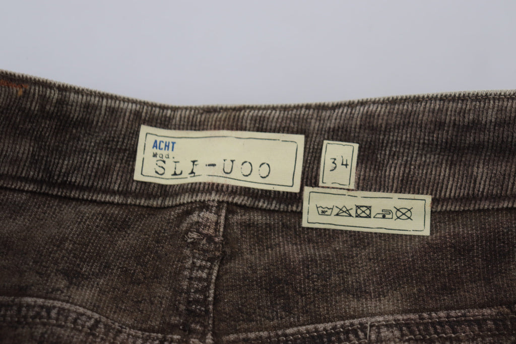 Acht Grey Slim Fit Jeans for Men additional view