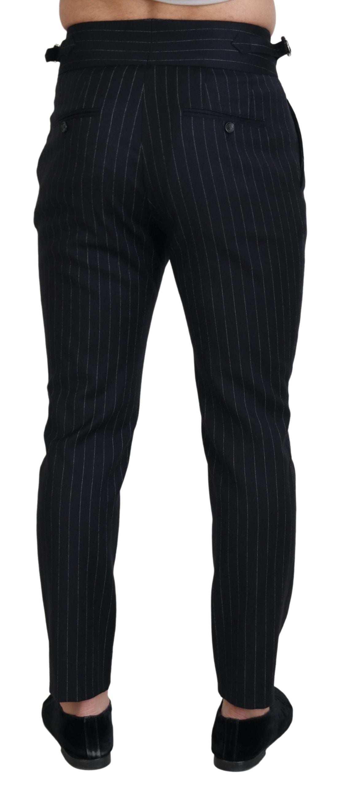 Dolce & Gabbana Black Chino Pants for Men detail view