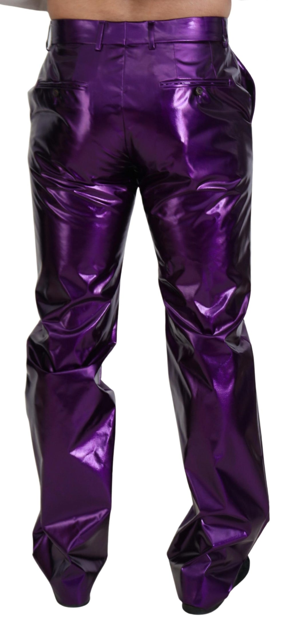 Dolce & Gabbana Purple Casual Pants for Men detail view