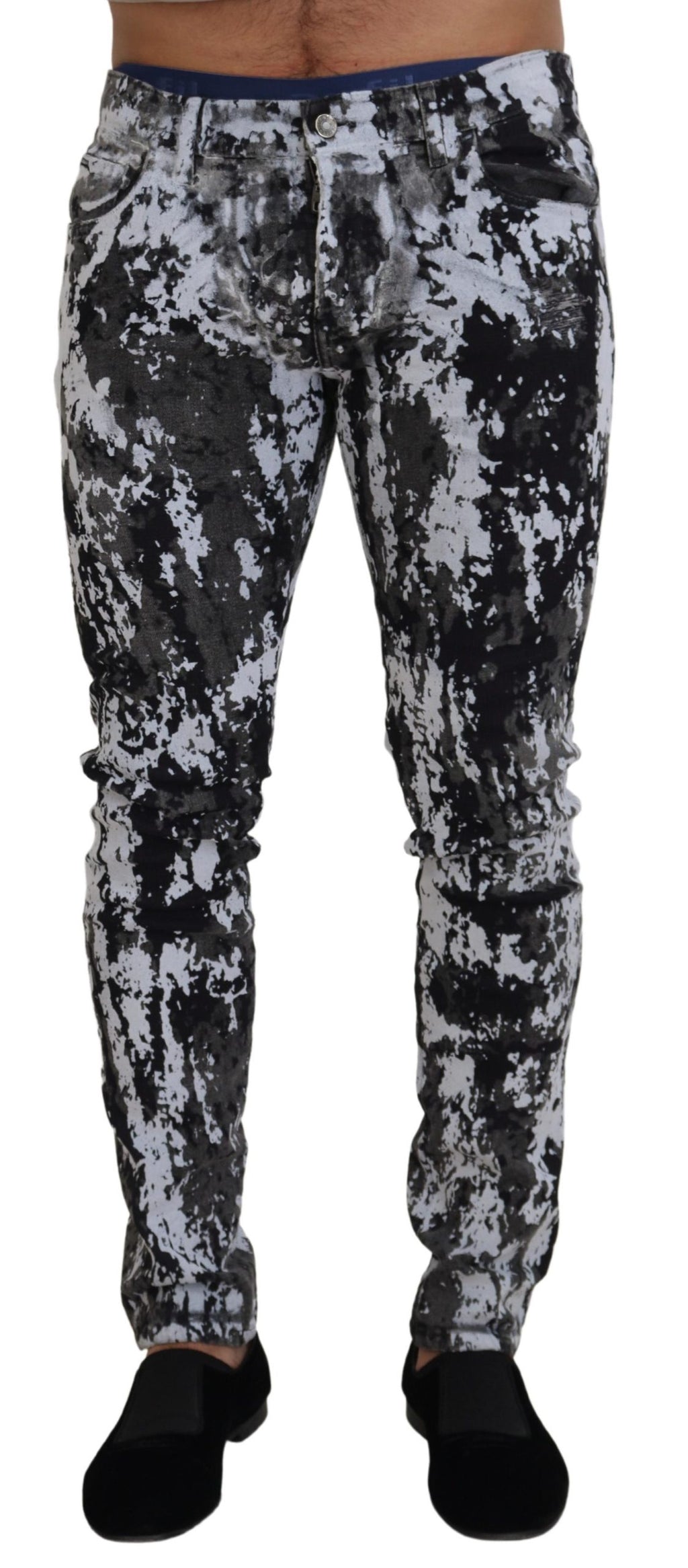 Dolce & Gabbana Multicolor Skinny Jeans for Men