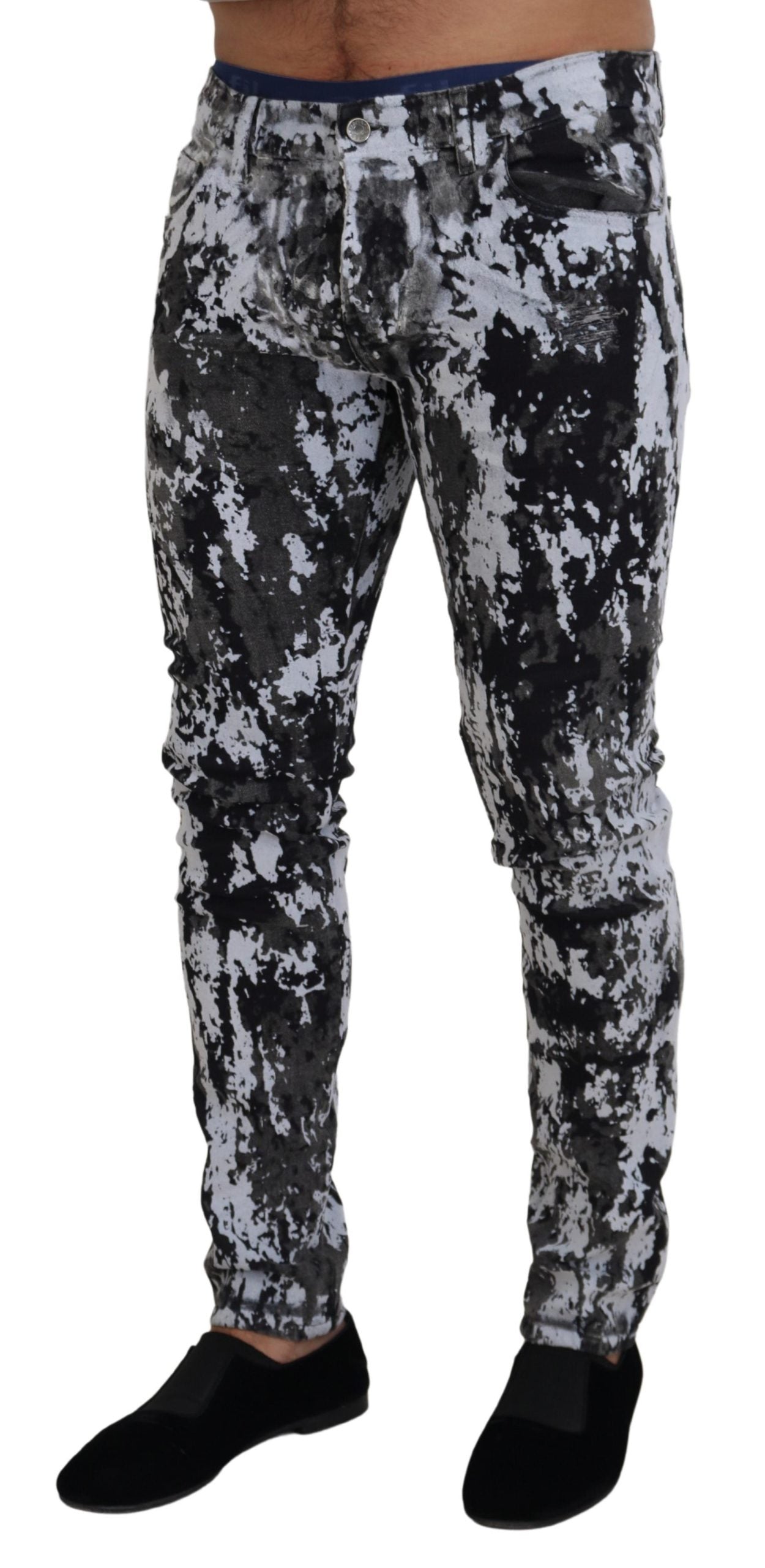 Dolce & Gabbana Multicolor Skinny Jeans for Men alternate view